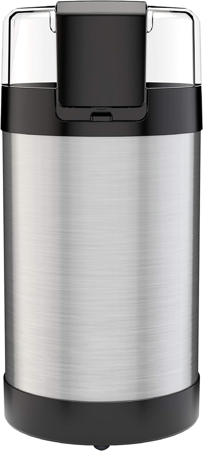 Belro electric coffee grinder with stainless steel burrs, compact design, and digital control for fresh coffee brewing.