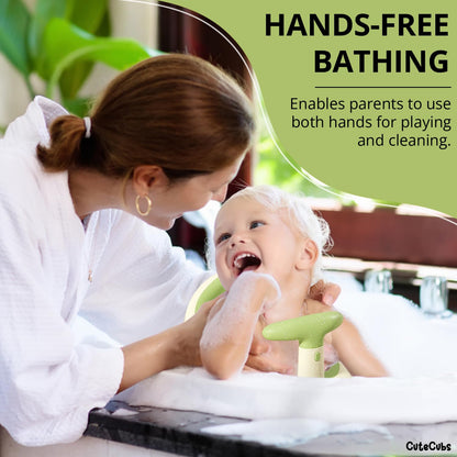 Belro Baby & Kids bath seat with soft, supportive design for safe, comfortable bathing of infants.
