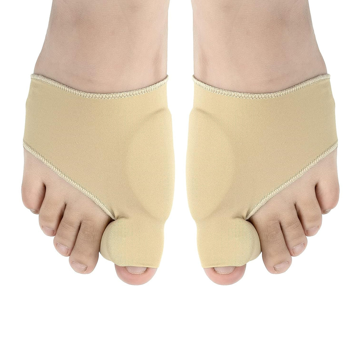 Belro ergonomic toe straightener and bunion corrector for pain relief, features a foot with aligned toes and supportive design.