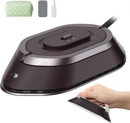 Belro portable travel iron with a sleek design, suitable for home and outdoor use, compact and easy to carry during travel.