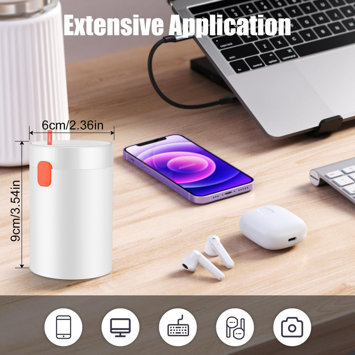 Belro 20-in-1 keyboard and earbuds cleaning kit with brushes and tools for electronics maintenance, shown in the image.