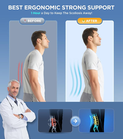 Belro back lumbar brace for lower back pain, adjustable suspenders designed to provide support and relief.