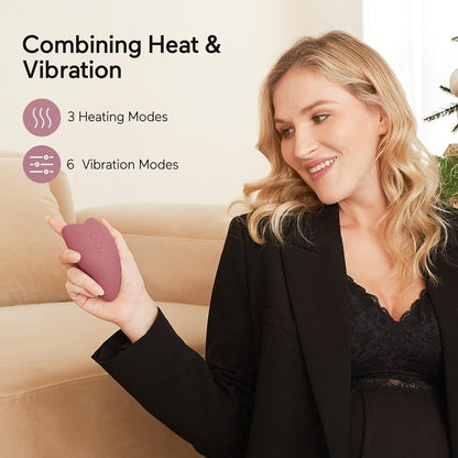 Belro lactation massager designed as stylish heel pumps, featuring a sleek black leather finish and comfortable heel height.