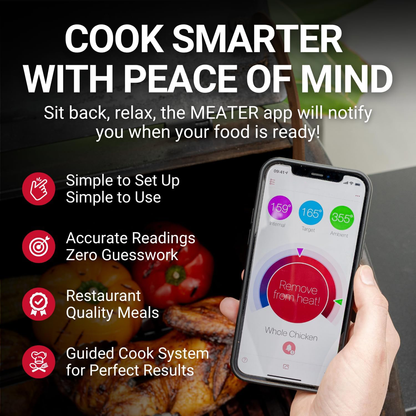 Belro wireless smart meat thermometer with digital display, designed for precise temperature monitoring during cooking.