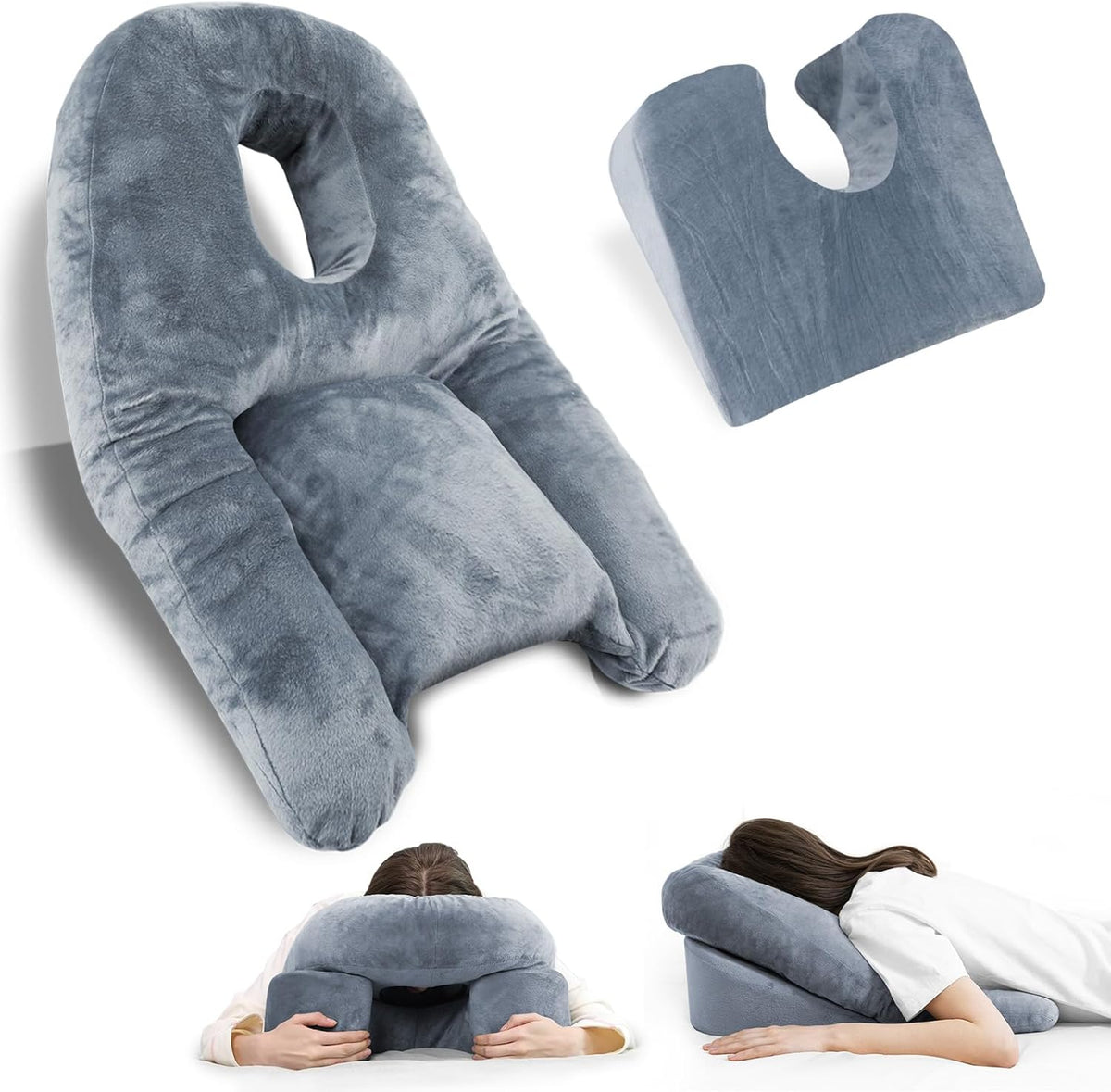 Belro face down pillow for BBL or eye surgery, stomach sleeping pillow designed for health and comfort.