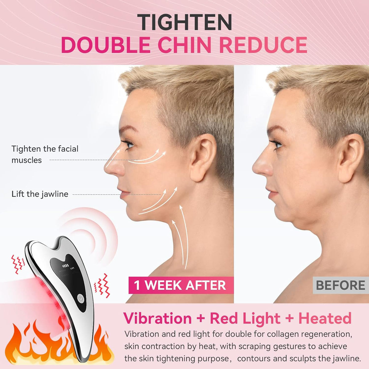 Belro Gua Sha Massager Tool in black, designed for facial and body massage, featuring smooth, contoured stone surface for skincare.