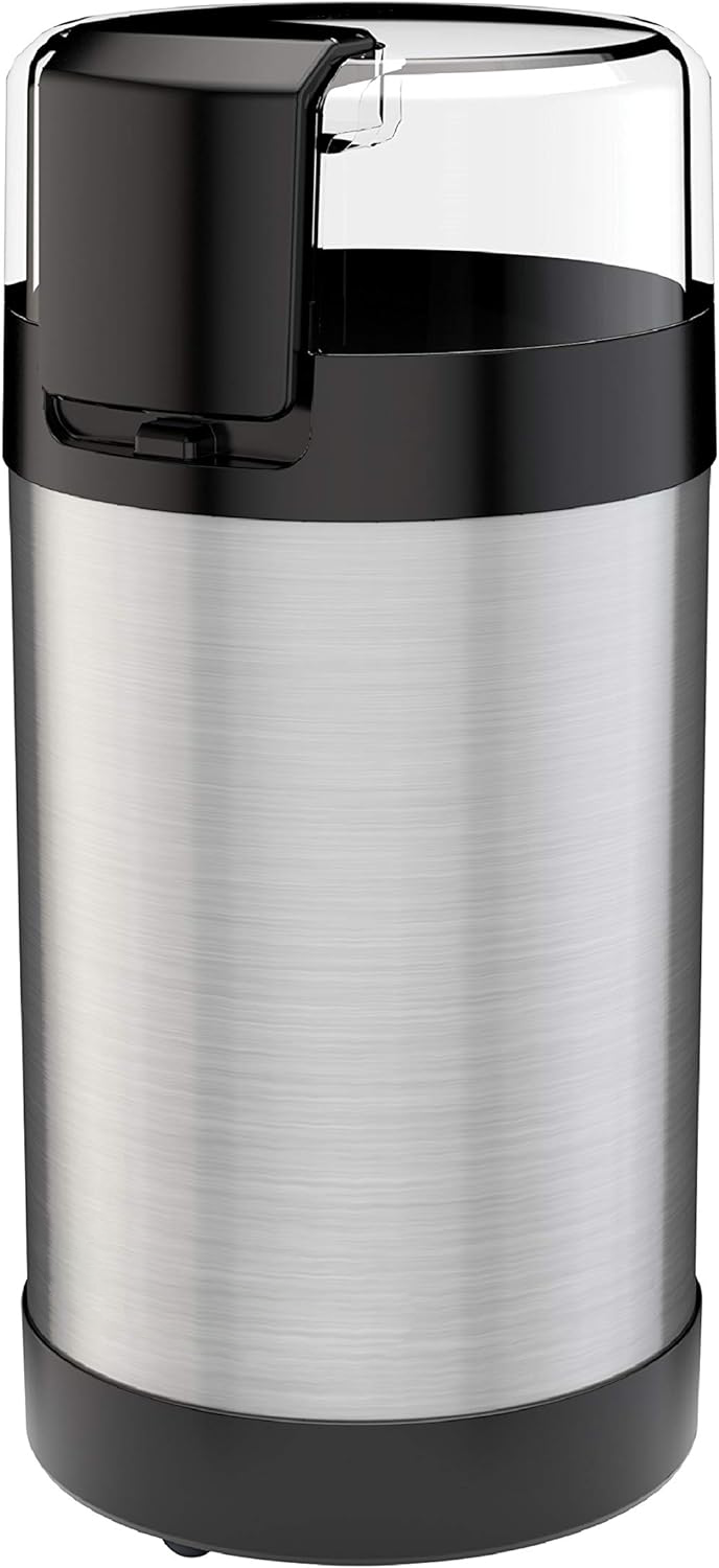 Belro electric coffee grinder with stainless steel blades and compact design for fresh-ground coffee at home.