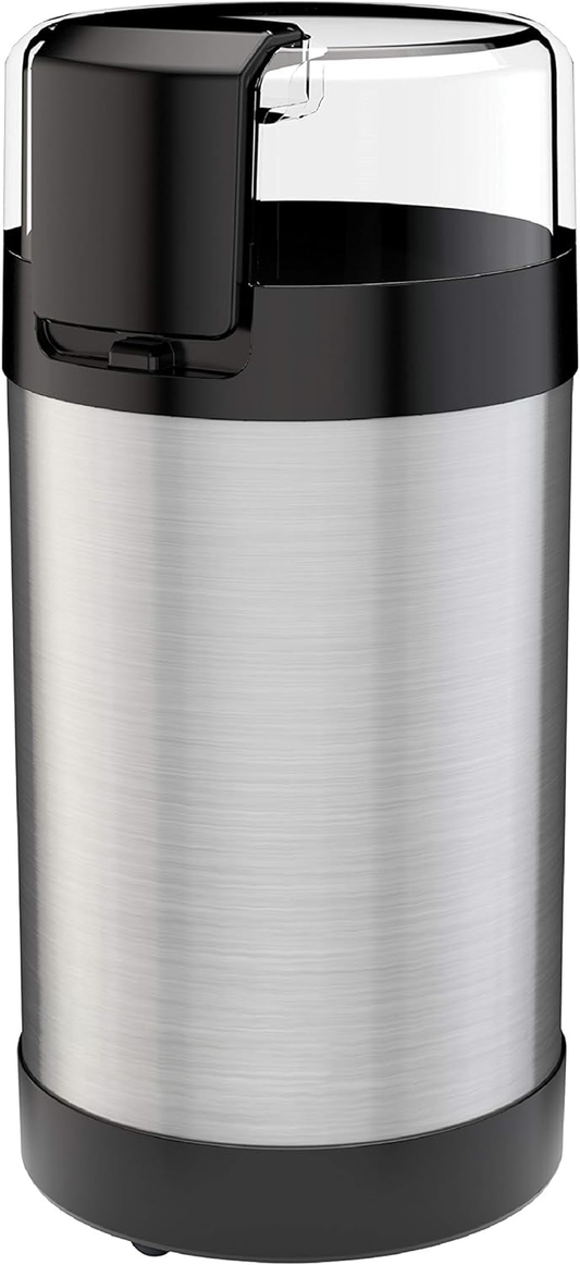 Belro electric coffee grinder with stainless steel blades and compact design for fresh-ground coffee at home.