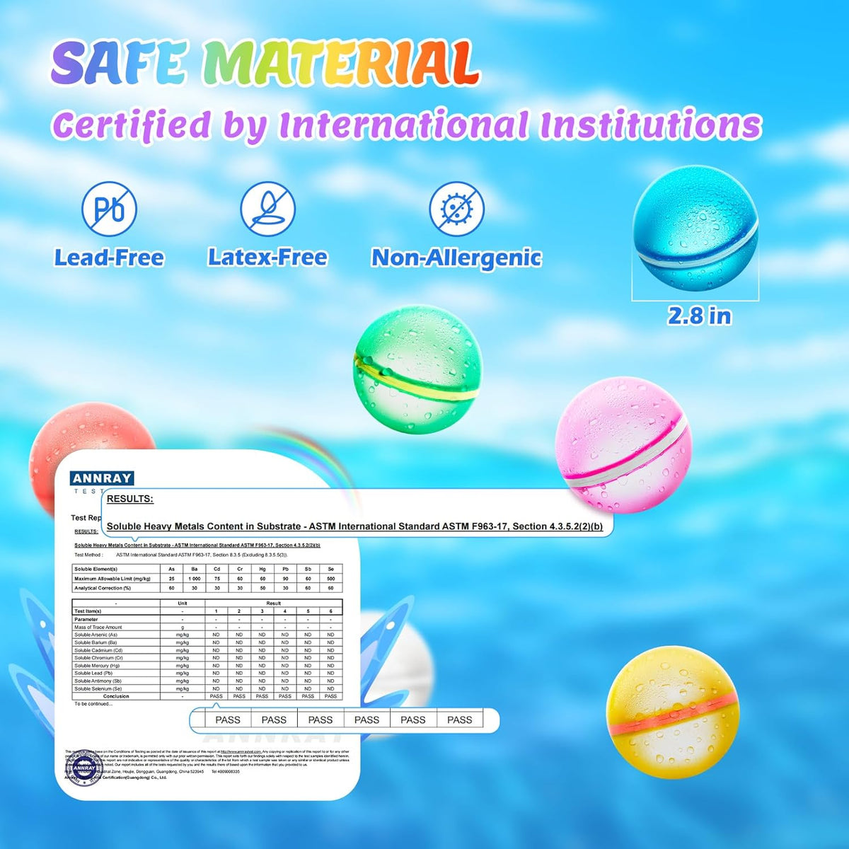 Belro reusable magnetic water balloons for kids, colorful arts and craft toy set with magnetic water balloons on a white background.