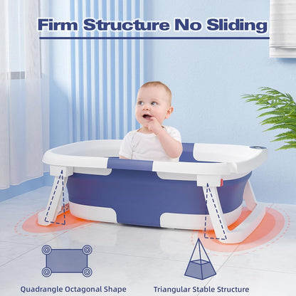 Belro baby bath tub for infants and kids, soft plastic with contoured design for safe and comfortable bathing.