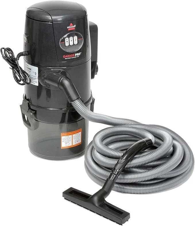 Casavibeo BISSELL Garage Pro wall-mounted wet dry car vacuum and blower in gray with auto tool kit, compact and versatile cleaning tool.