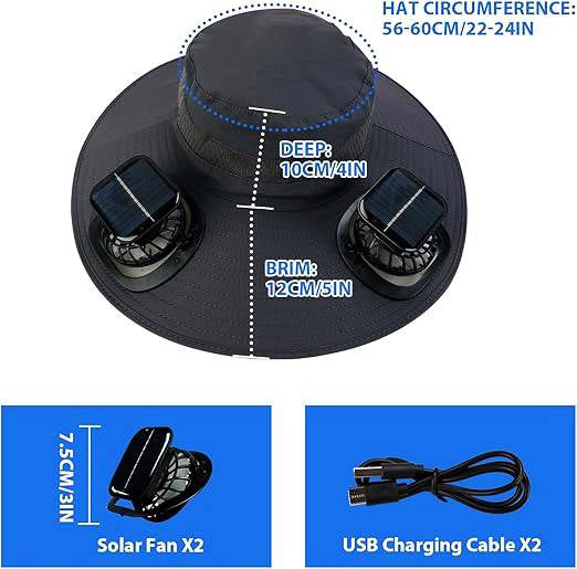 Belro men's sun hat made of lightweight fabric with a wide brim, perfect for outdoor protection and stylish summer accessories.