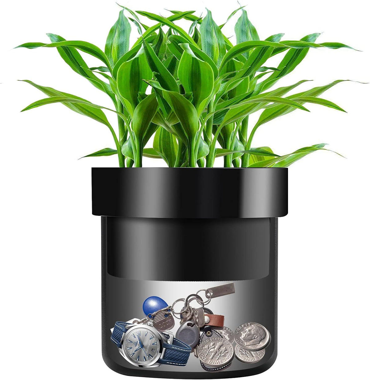 Belro secret hidden safe lock box for outdoor use, conceals valuables discreetly in home and garden settings.