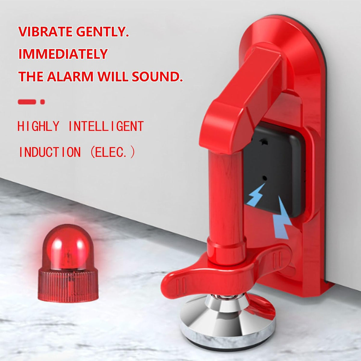 Belro baby and kids door stopper in vibrant color, designed to safely keep doors open or closed.