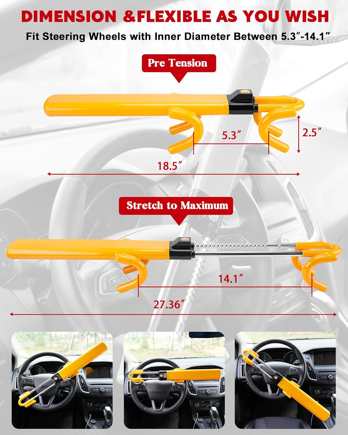Belro car steering wheel lock T-shirt with graphic design, showcasing a creative clothing item inspired by vehicle security themes.