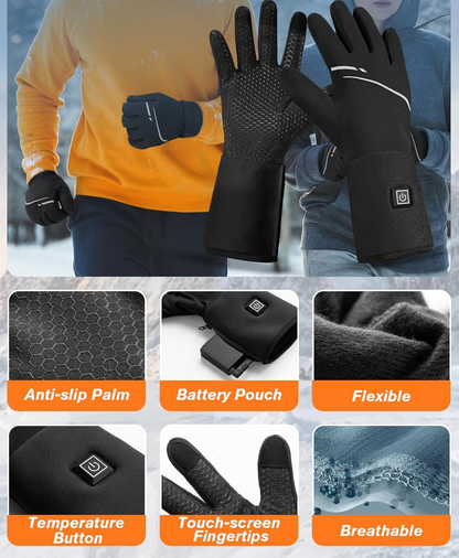 Belro thin heated glove liners showing lightweight, close-fitting gloves designed for warmth and comfort as winter accessories.