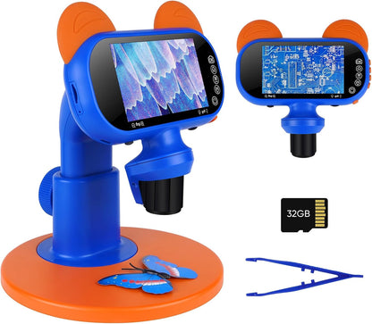 Belro handheld portable digital microscope with adjustable focus and compact design, ideal for detailed close-up inspections.