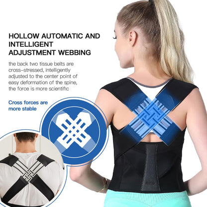 Belro back posture corrector suspenders with adjustable straps and padded support for improved spinal alignment and comfort.