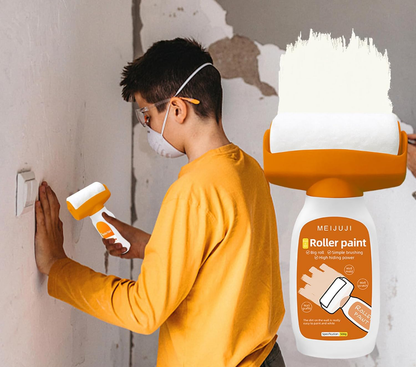 Belro wall repair roller paint brush, 500g, used for smoothing and applying paint on walls and ceilings in home improvement projects.