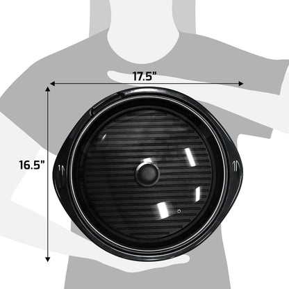 Belro smokeless electric tabletop grill with nonstick surface, compact design ideal for indoor cooking and grilling.