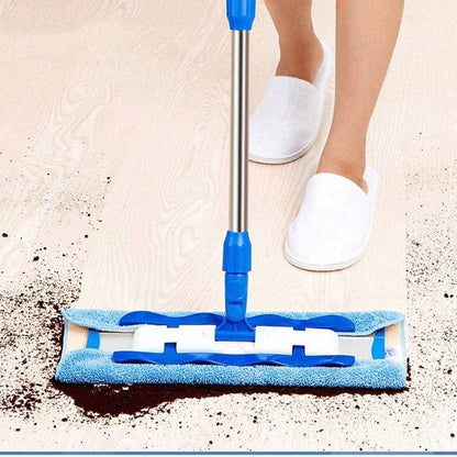 Belro floor cleaning mop with handle and microfiber head for effective home and garden cleaning tasks