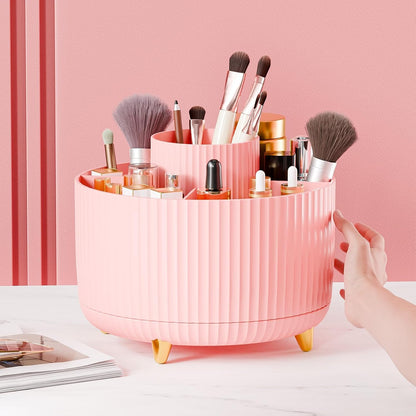 Belro cosmetic organizer bag with multiple compartments for travel and storage, made of durable material.
