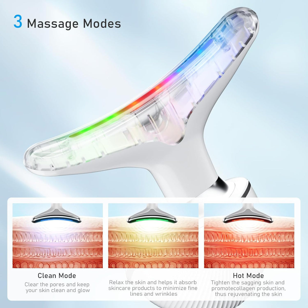 Belro Neck Face Lifting Device, a personal care massager with sleek electronic design for facial and neck lifting.