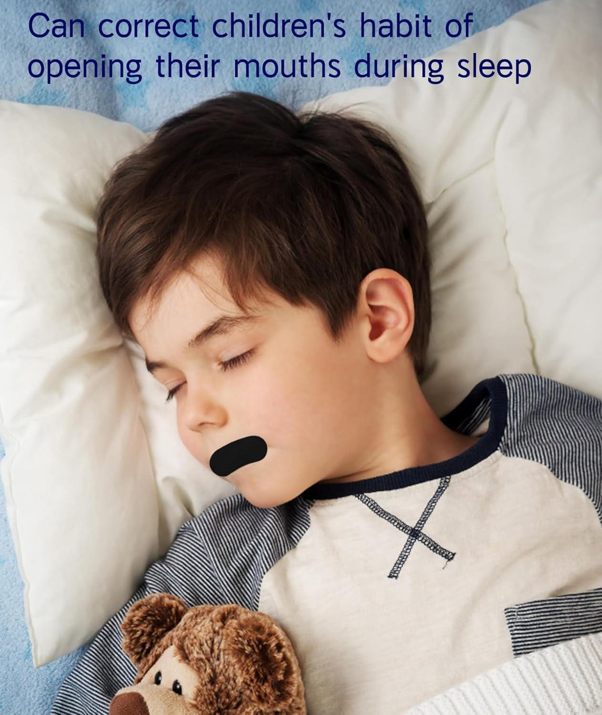 Belro anti snoring patch for nose breathing correction, a health sleep aid designed to reduce snoring and improve airflow.