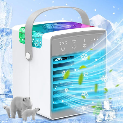 Belro small portable high-capacity AC unit for outdoor use, compact and efficient cooling appliance for home and garden.