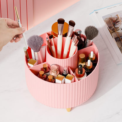 Belro cosmetic organizer bag with multiple compartments for travel and storage, made of durable material for easy packing.