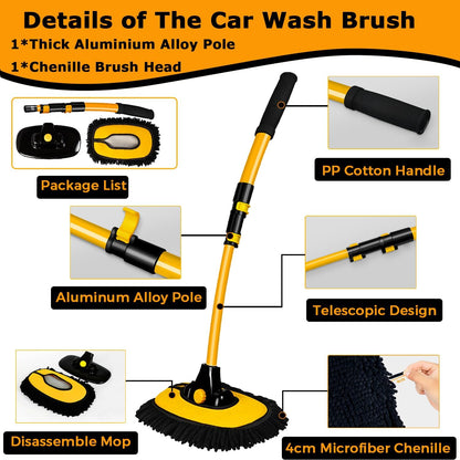 Belro professional car wash brush for home and garden use, featuring durable bristles and ergonomic handle for effective cleaning.