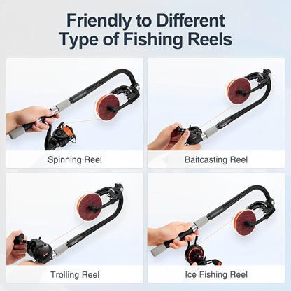Belro fishing line winder spooler used for spooling fishing lines, designed for easy and efficient line winding.