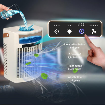 Belro portable mini air cooler fan for outdoor use, compact design with adjustable vents, ideal for cooling in outdoor settings.