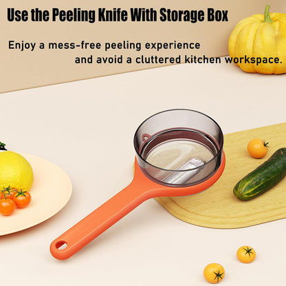 Belro Apple Skin Vegetable Peeler in black with ergonomic handle, designed for efficient peeling of fruits and vegetables.