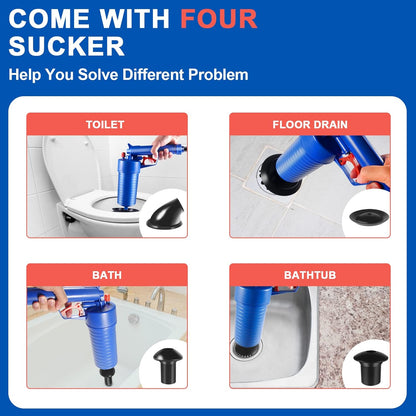 Belro Drain Blaster air toilet sink plunger gun for unclogging drains, part of Tools & Hardware collection.