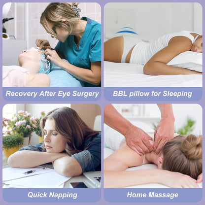 Belro face down pillow for BBL or eye surgery, stomach sleeping pillow designed for comfort and support during recovery.