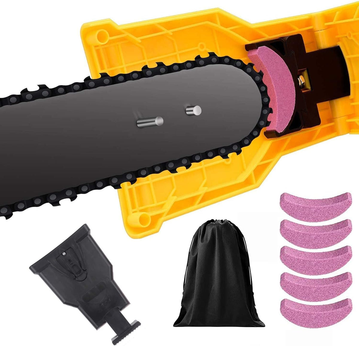 Belro chainsaw teeth sharpener for men, featuring a durable, precision tool with a comfortable grip for easy sharpening.