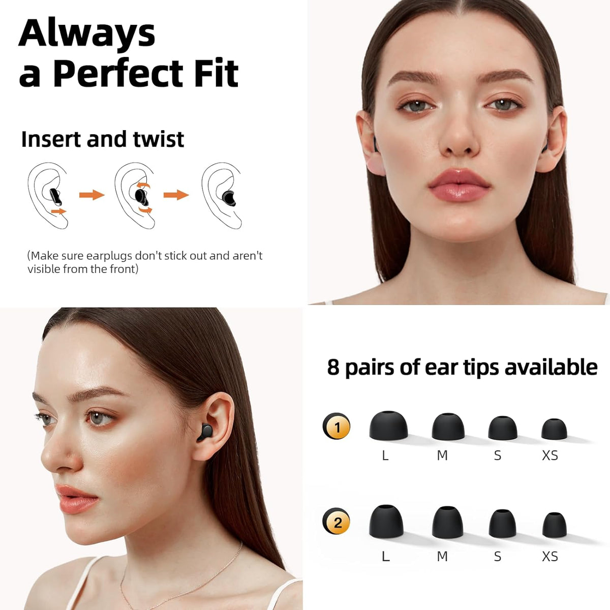 Belro reusable noise-canceling ear plugs for sleeping, focus, and travel, shown in a sleek design for comfort and sound protection.