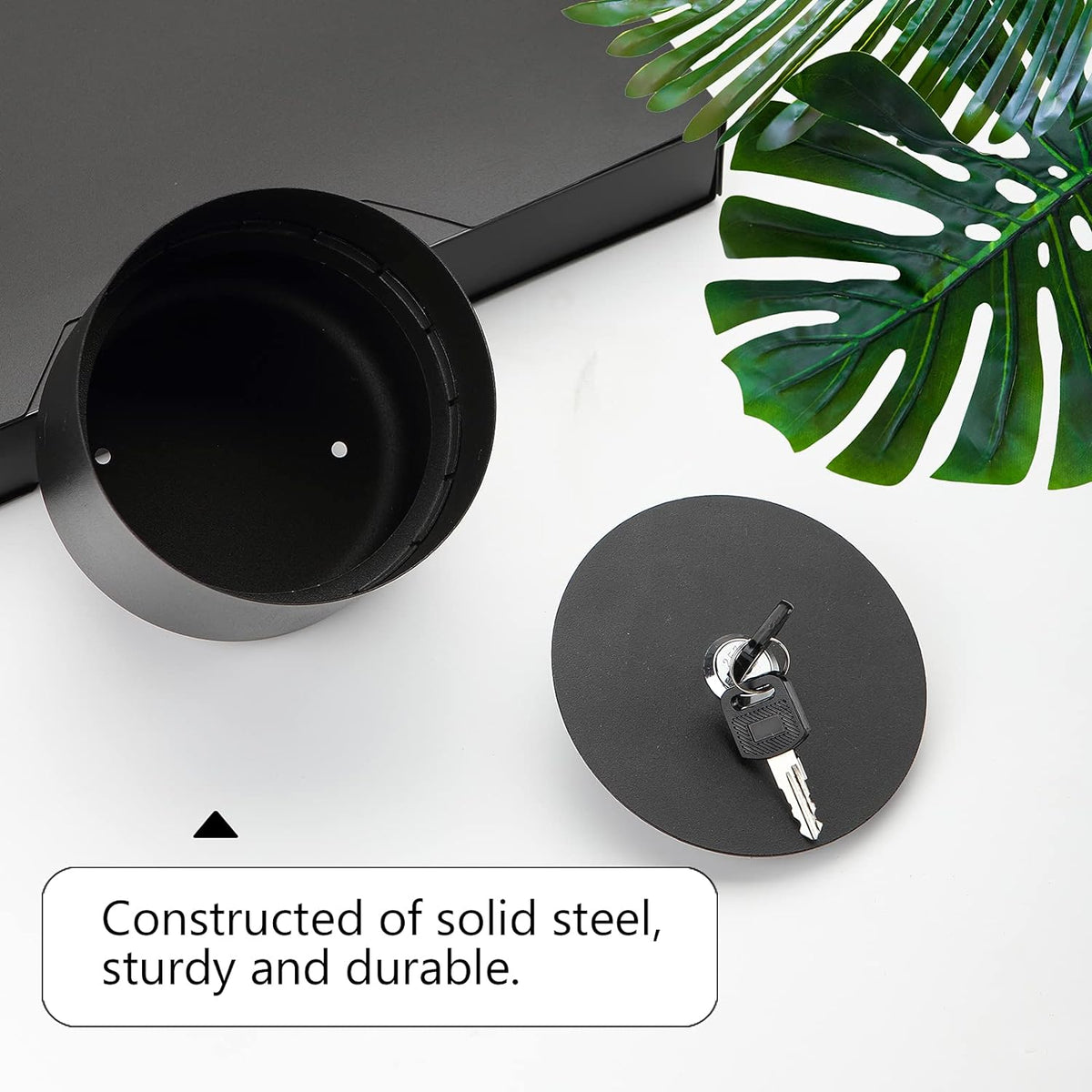 Belro secret hidden safe lock box for outdoor use, discreet storage solution for valuables in home and garden settings