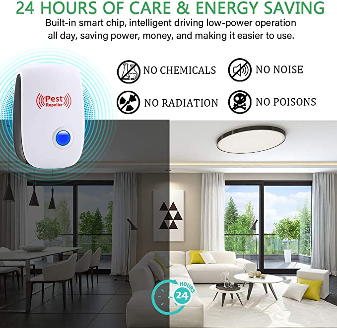 Belro ultrasonic rat repeller device for outdoor pest control, designed to deter rats in homes and gardens effectively.