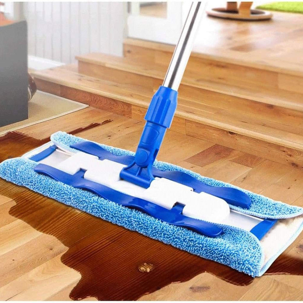 Belro floor cleaning mop with adjustable handle and microfiber cleaning head for efficient home and garden cleaning.