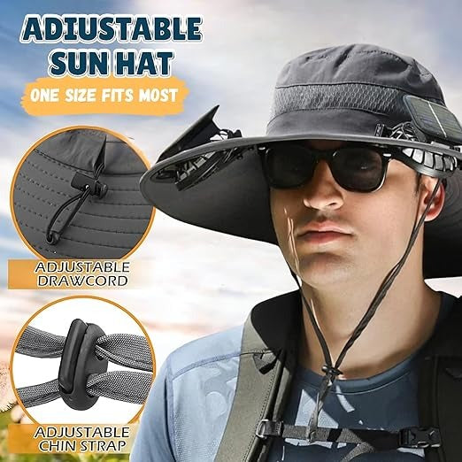 Belro men's sun hat with wide brim and lightweight fabric, ideal for outdoor protection and stylish summer accessories.