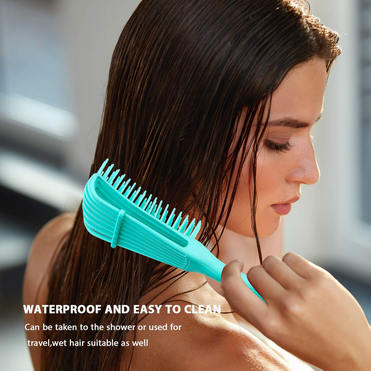 Belro 2-piece detangling brush set for Afro American African hair, suitable for textured 3a to 4c hair types.