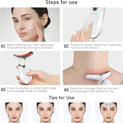 Belro Neck Face Lifting Device, personal care massager with ergonomic design for facial and neck lifting.