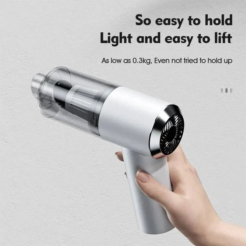 Belro wireless handheld car vacuum cleaner with compact design for effective cleaning of car interiors.