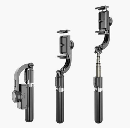 Belro Smart 3D Smartphone Stabilizer for smooth video recording, compact electronic device, compatible with tablets, black color