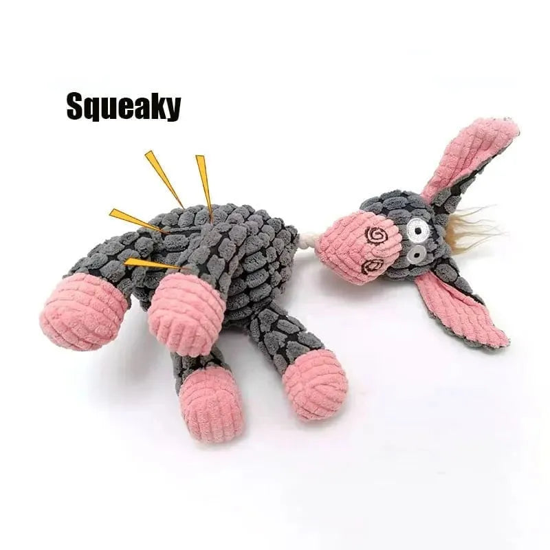 Belro plush toy designed for aggressive dog chewers, soft and durable pet toy for dogs in the pet supplies toy category.