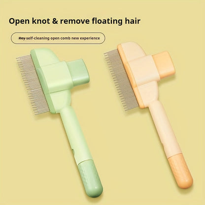 Belro flea comb for dogs and cats, pet grooming tool with fine metal teeth for removing fleas and pests from pet fur.