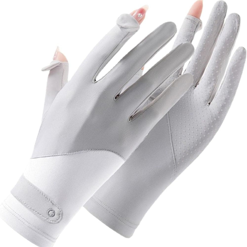 Belro women's breathable UV sun protection driving gloves, lightweight fabric with stretch fit and grip-enhancing palms.