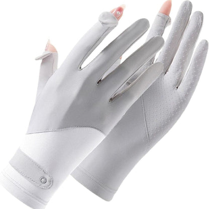 Belro women's breathable UV sun protection driving gloves, lightweight fabric with stretch fit and grip-enhancing palms.